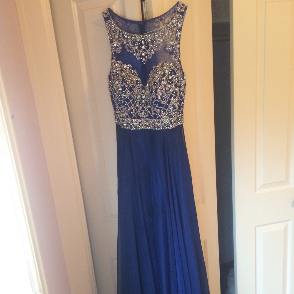 Prom Dress - once worn, blue size 0 Jovani
